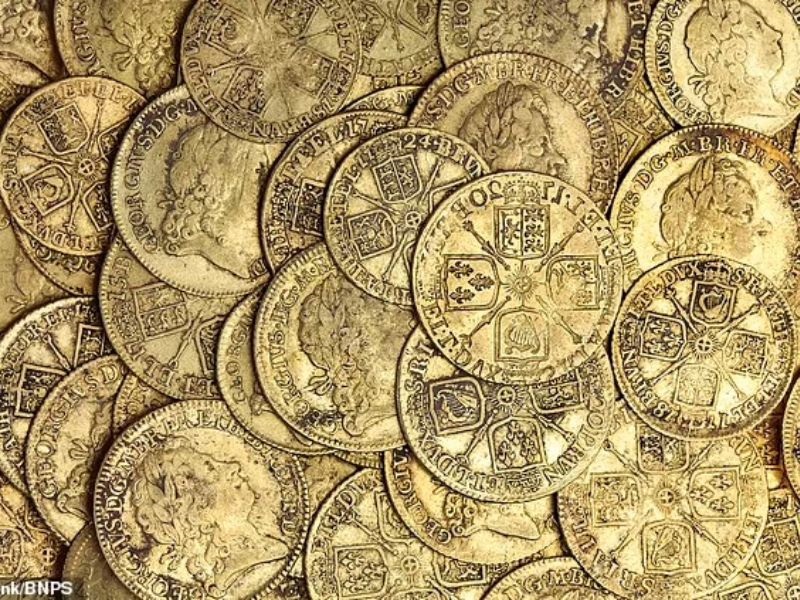 They've Struck Gold! Fortunate Couple Unearth 264 Gold Coins Dating Back to the Reign of King James I Hidden Beneath Their Kitchen Floor, Raking in £754,000 at Auction